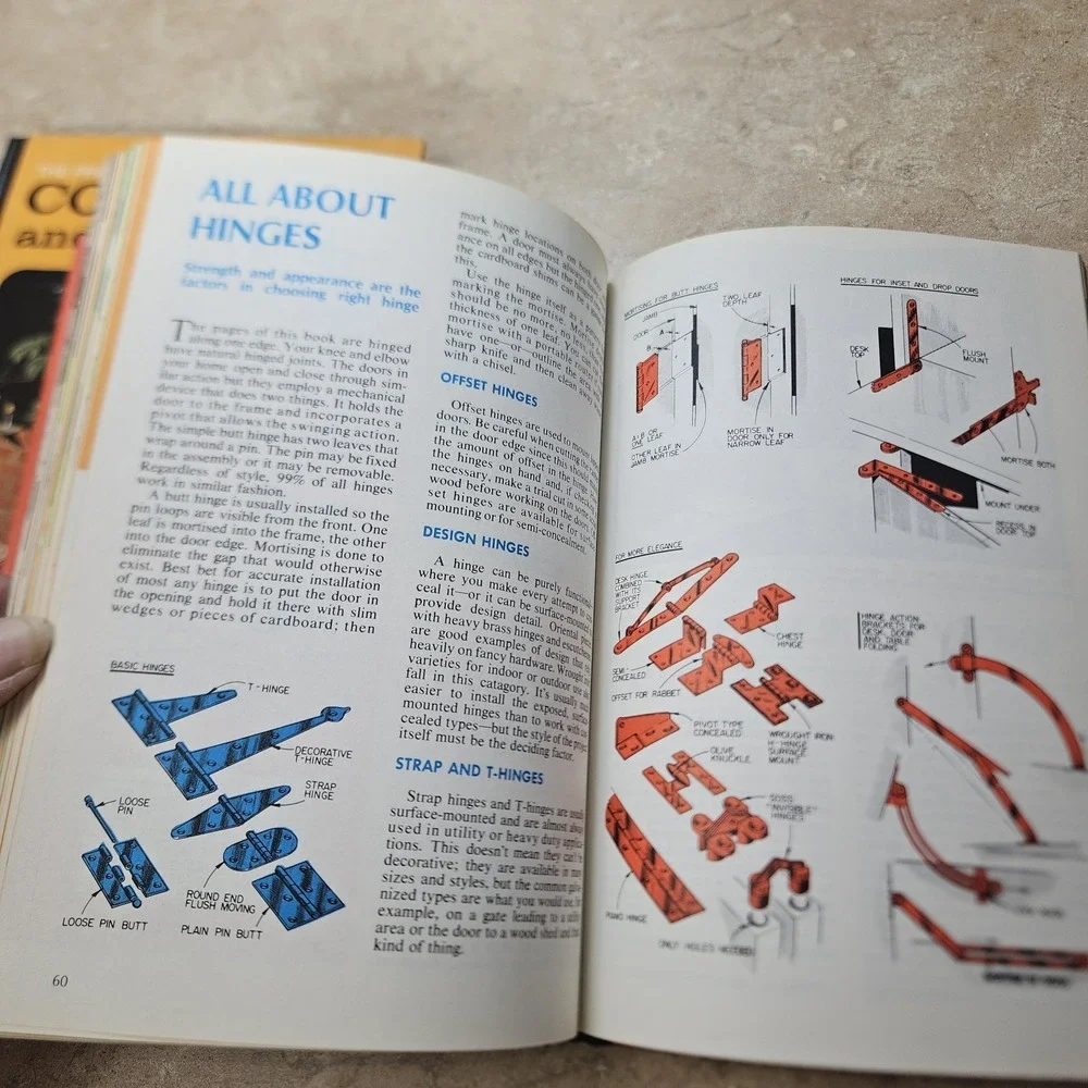 Vintage Practical Handbook Carpentry Concrete Masonry 1969 Hardcover DIY Book Se